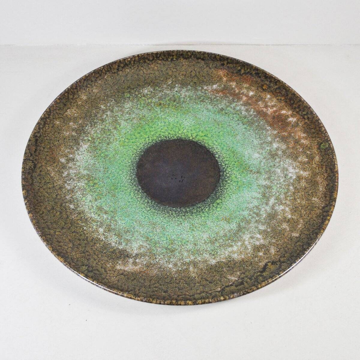 Decorative ceramic plate, 1970s