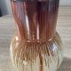Vintage glazed terracotta vase