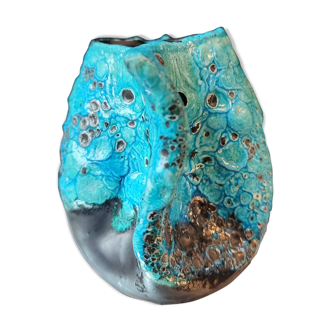 Small ceramic milk jug Cyclope Emaux des Glaciers