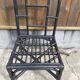 Fauteuils en rotin noir