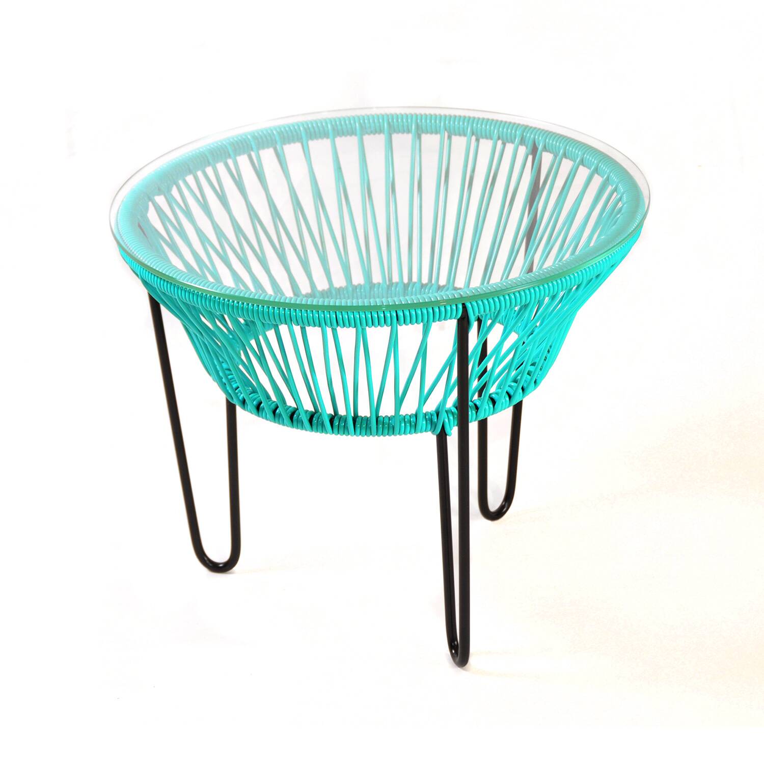 Turquoise green Toca coffee table