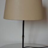 Lacquered metal bedside lamp