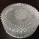 Plafonnier rond pointes de diamant / vintage années 60-70