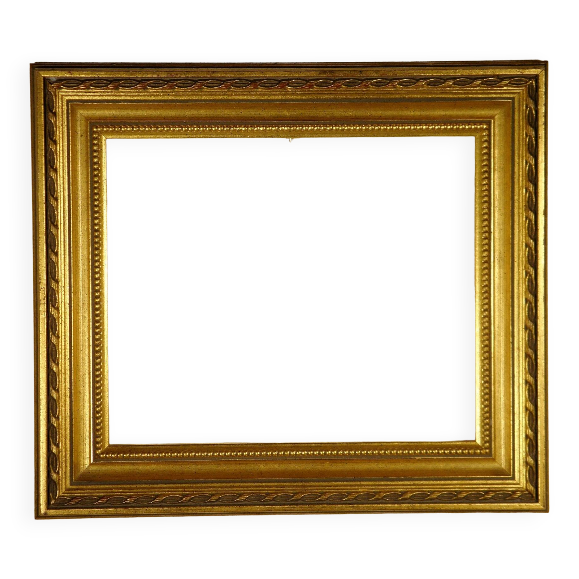 Golden wooden frame 34 x 30