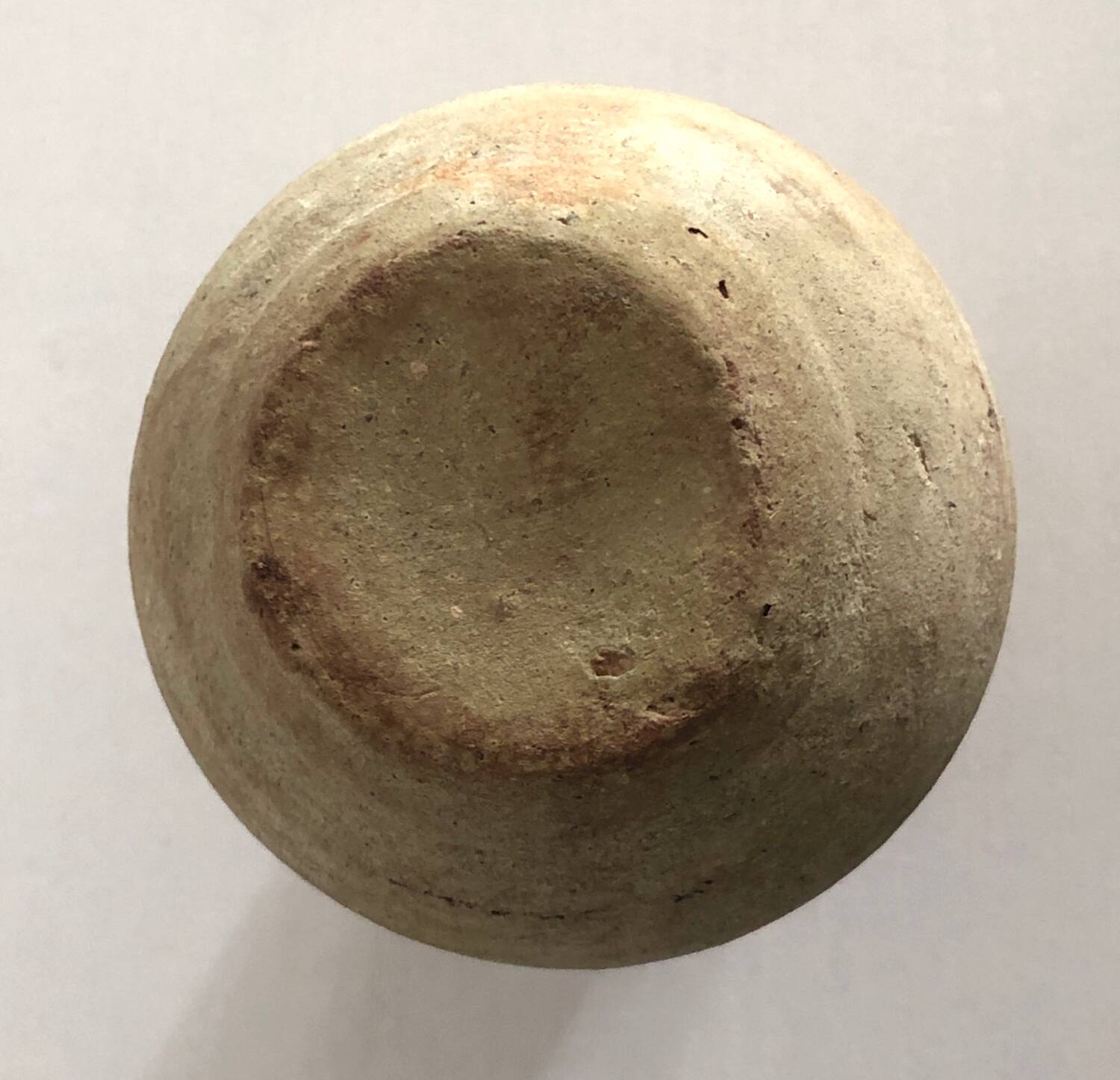 Beige terracotta jug