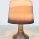 Vintage large illuminated Murano glass table lamp Peill & Putzler