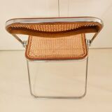4 chair set Plia by Giancarlo Piretti for Castelli
