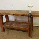 Old wooden workbench