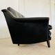 Vintage Danish Mid-Century Georg Thams 3-Seater Sofa in Black Leather, 1960