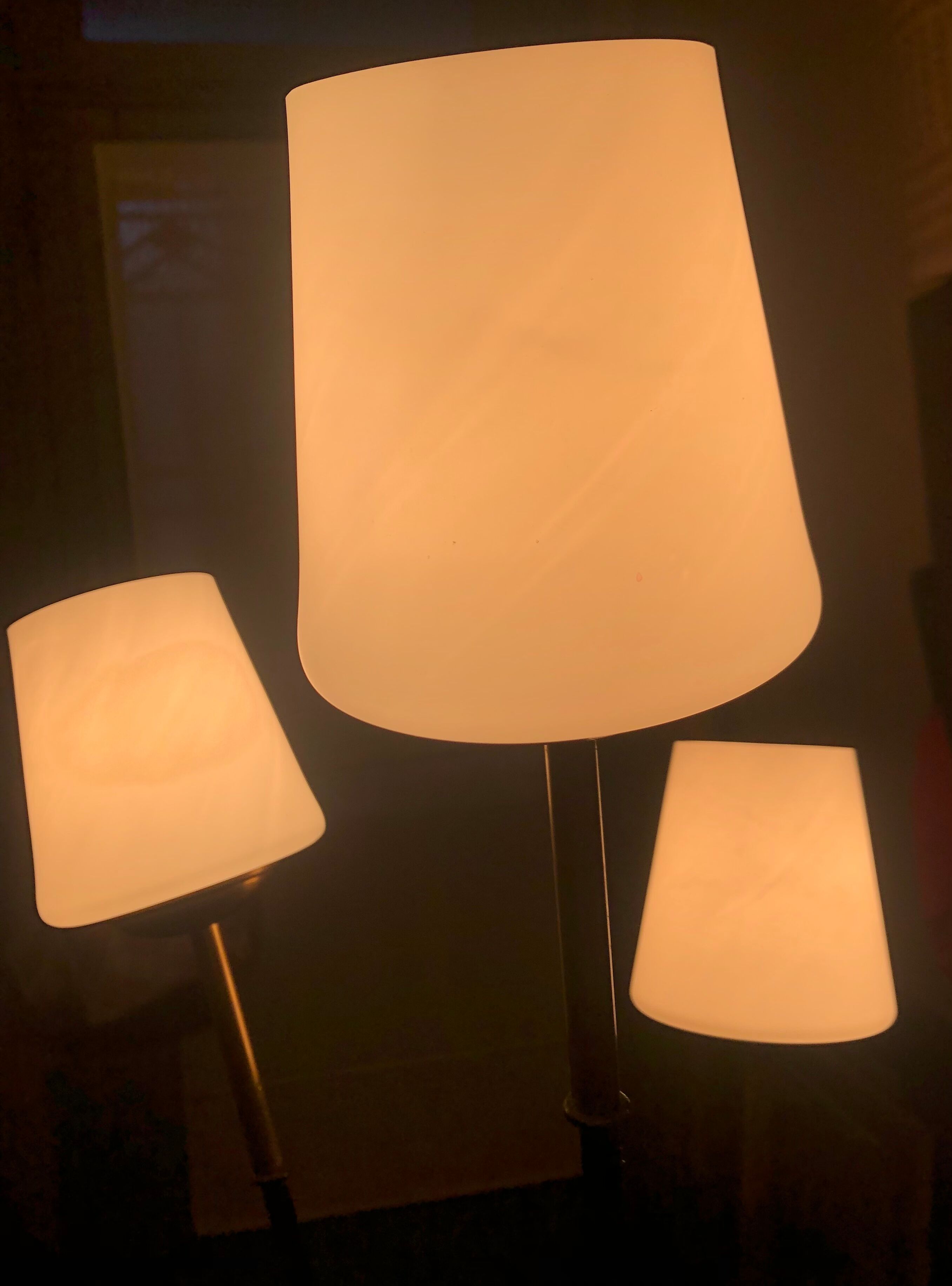 Vintage floor lamp 3 burners 60s