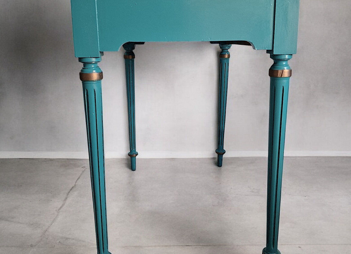 Small Louis XVI blue desk Sarcelles