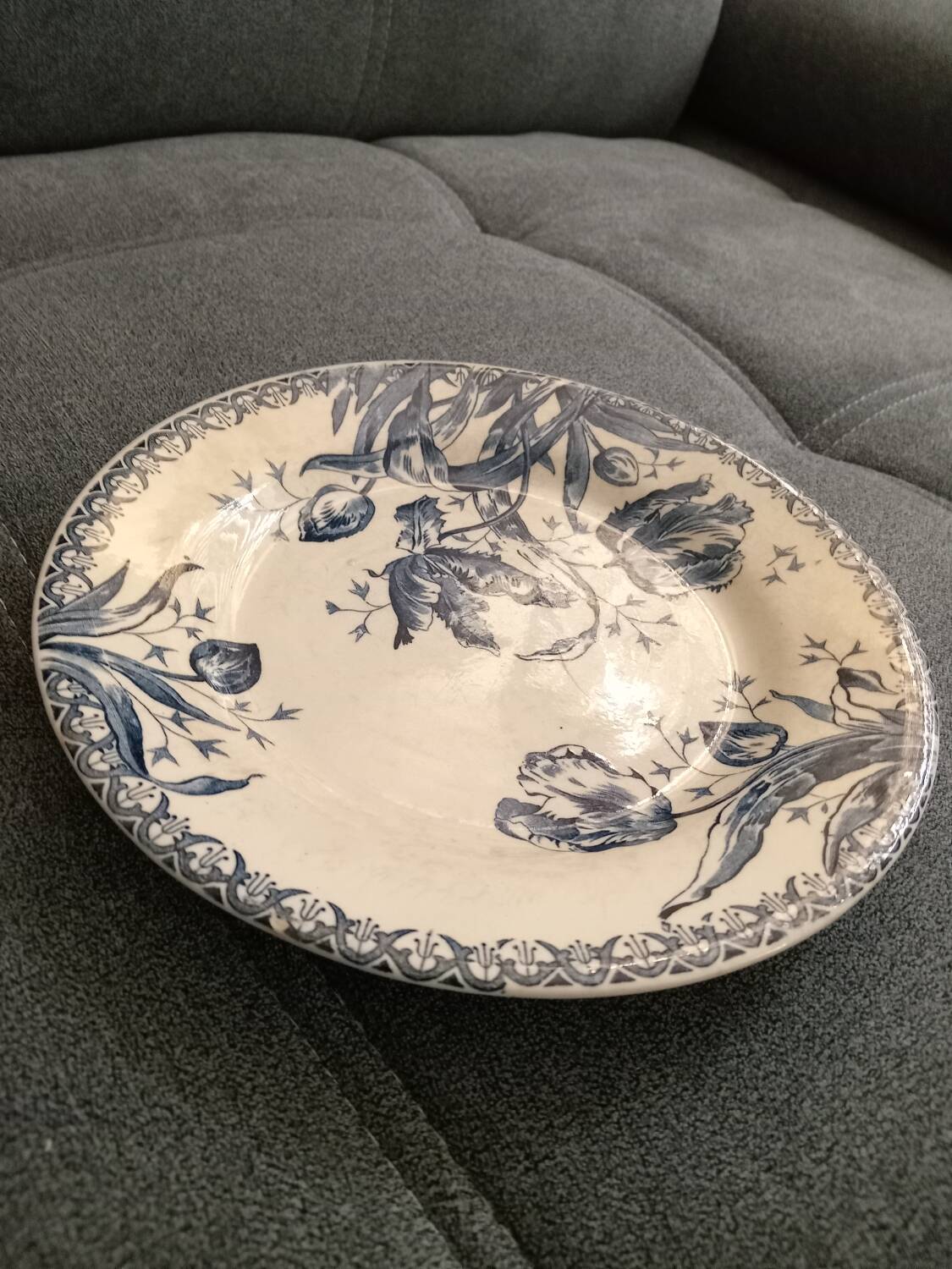 19th century iron earth flat plate