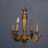 Gloss wood Golden 4 lights