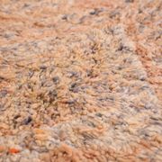 Peach Vintage Moroccan Wool Rug 188 x 317 cm , Berber Rug Handmade, Unique
