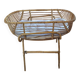 Old bamboo cradle basket