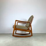 Rocking chair model 166 "senator" by Ole Wanscher for France and Daverkosen, Denmark, 1960s