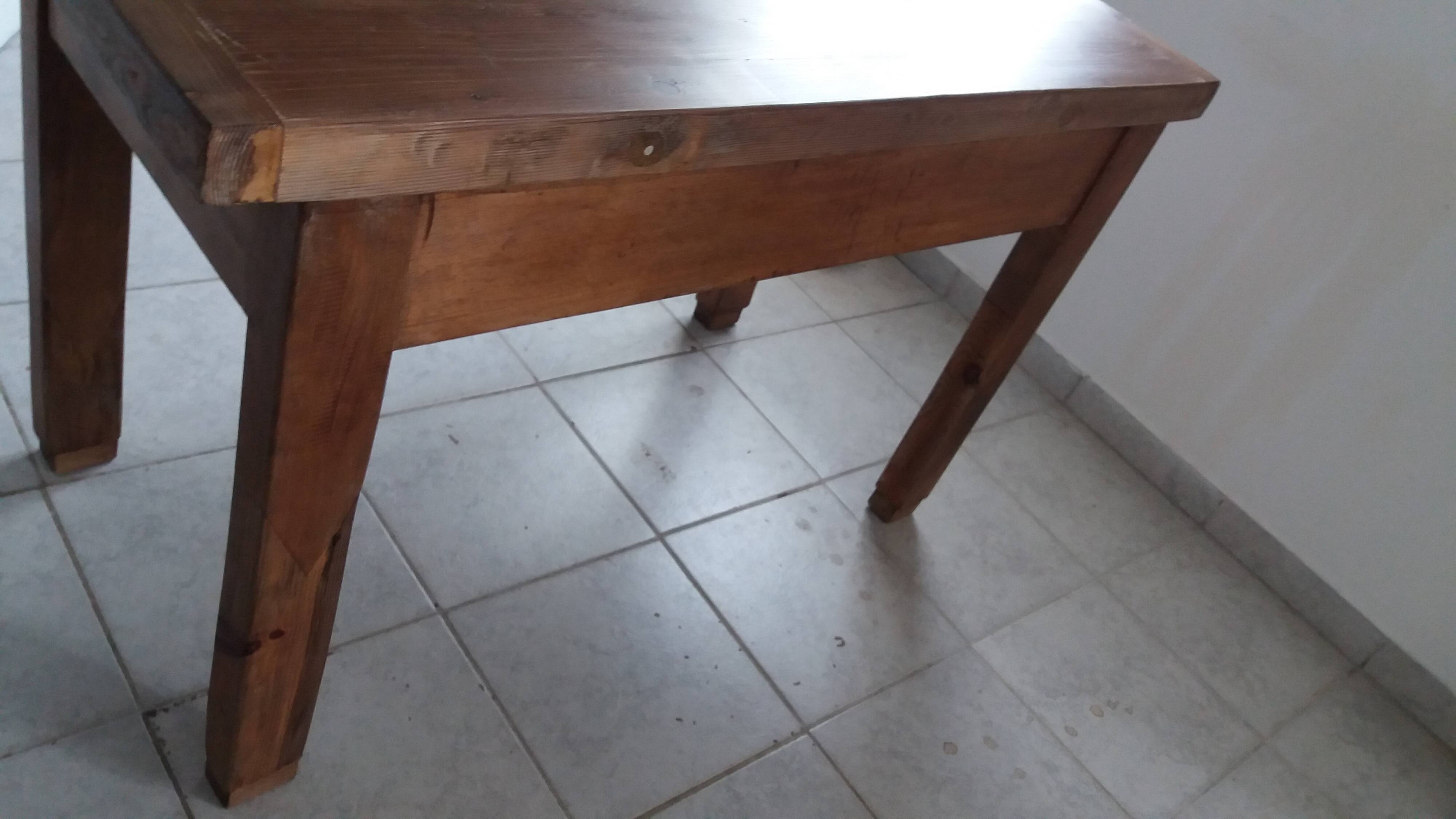 Rustic kitchen table