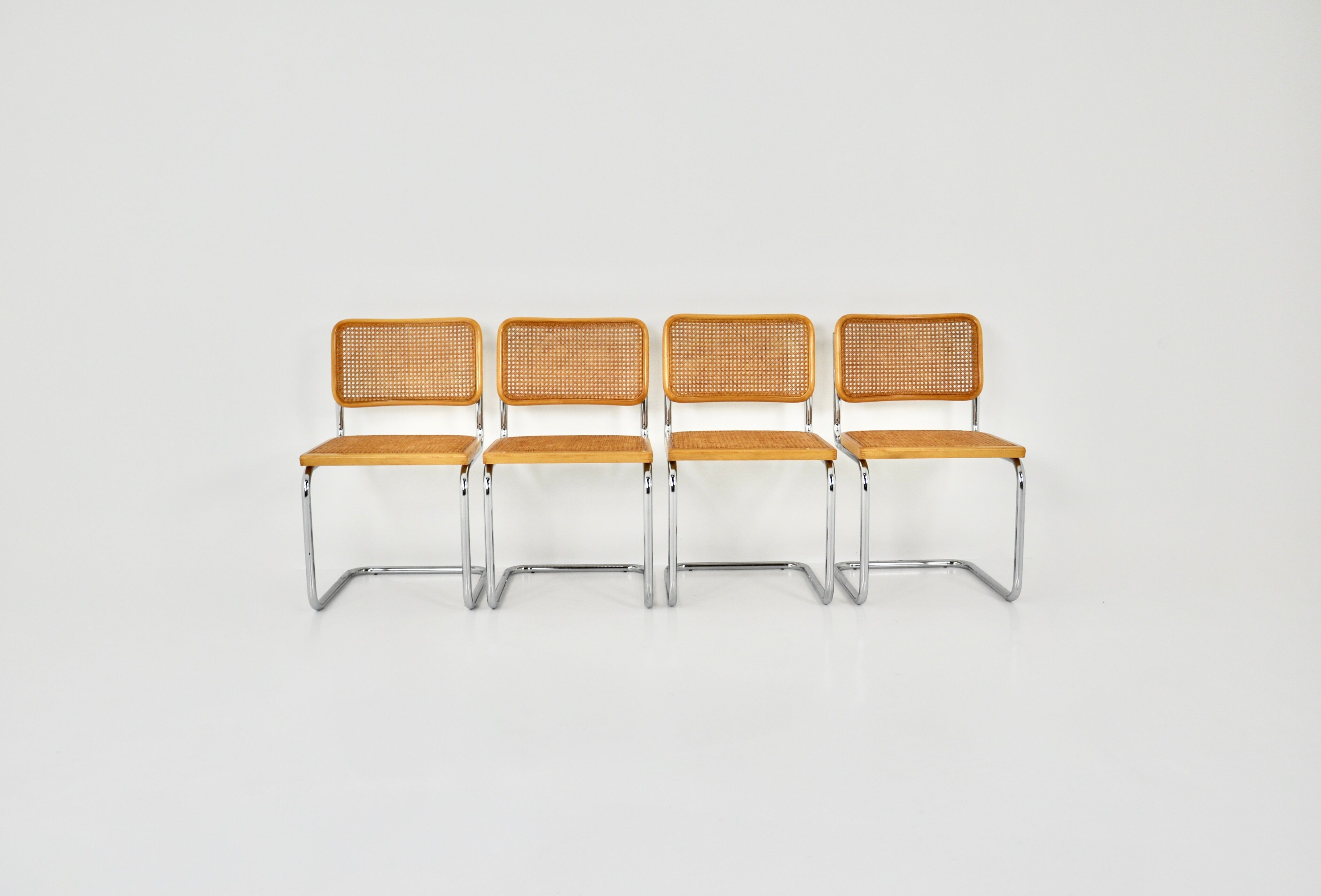 Dining chairs B32 by Marcel Breuer set of 4