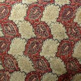 Nappe indienne carrée 130x130 motifs cachemire