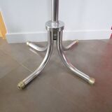 80s chrome metal coat rack
