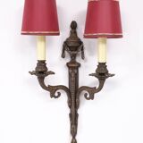 Louis XVI Style Bronze Sconces, Set of 2