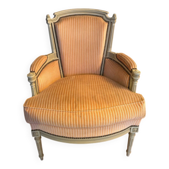 Louis XVI style bergère armchair
