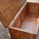 Solid oak chest