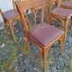 Set of  8 chairs bistro bar kitchen wood