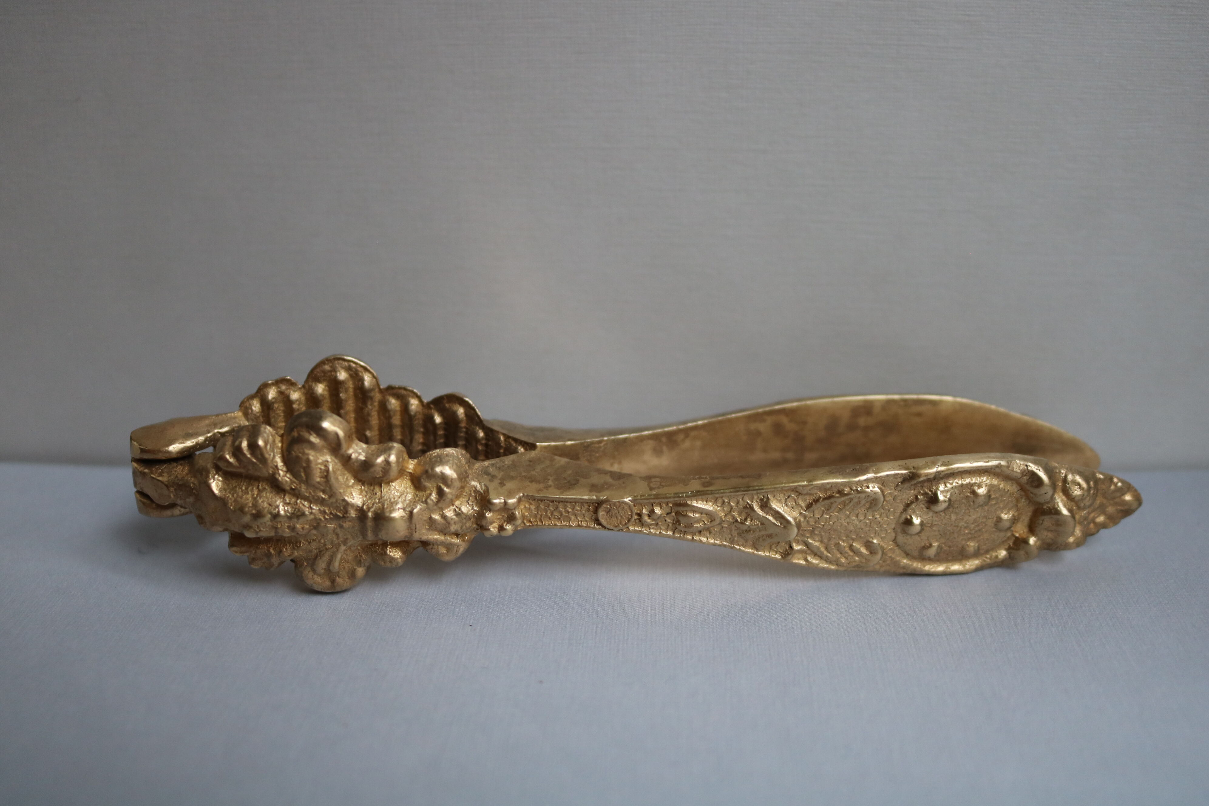 Vintage brass ornate nutcracker