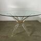 Venice model round dining table from Madelia by Paris Altuglas foot