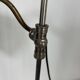 Vintage 1900 desk lamp in nickel-plated brass celadon - 52 cm