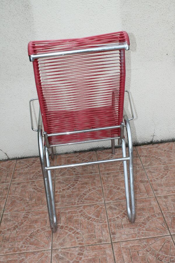 Fauteuil scoubidou inclinable