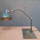 Lampe industrielle articulée  en métal vert