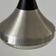 Crystal glass ceiling light with a metal frame, 1960s, Germany