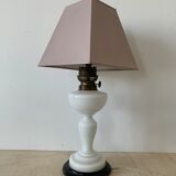 Antique opaline table lamp