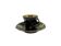 Cup and saucer set, Chic & Glam, porcelain, Chodzież, Poland, 1970s