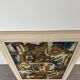 Modern painting art brut inspired by primitive