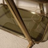 Golden serving table