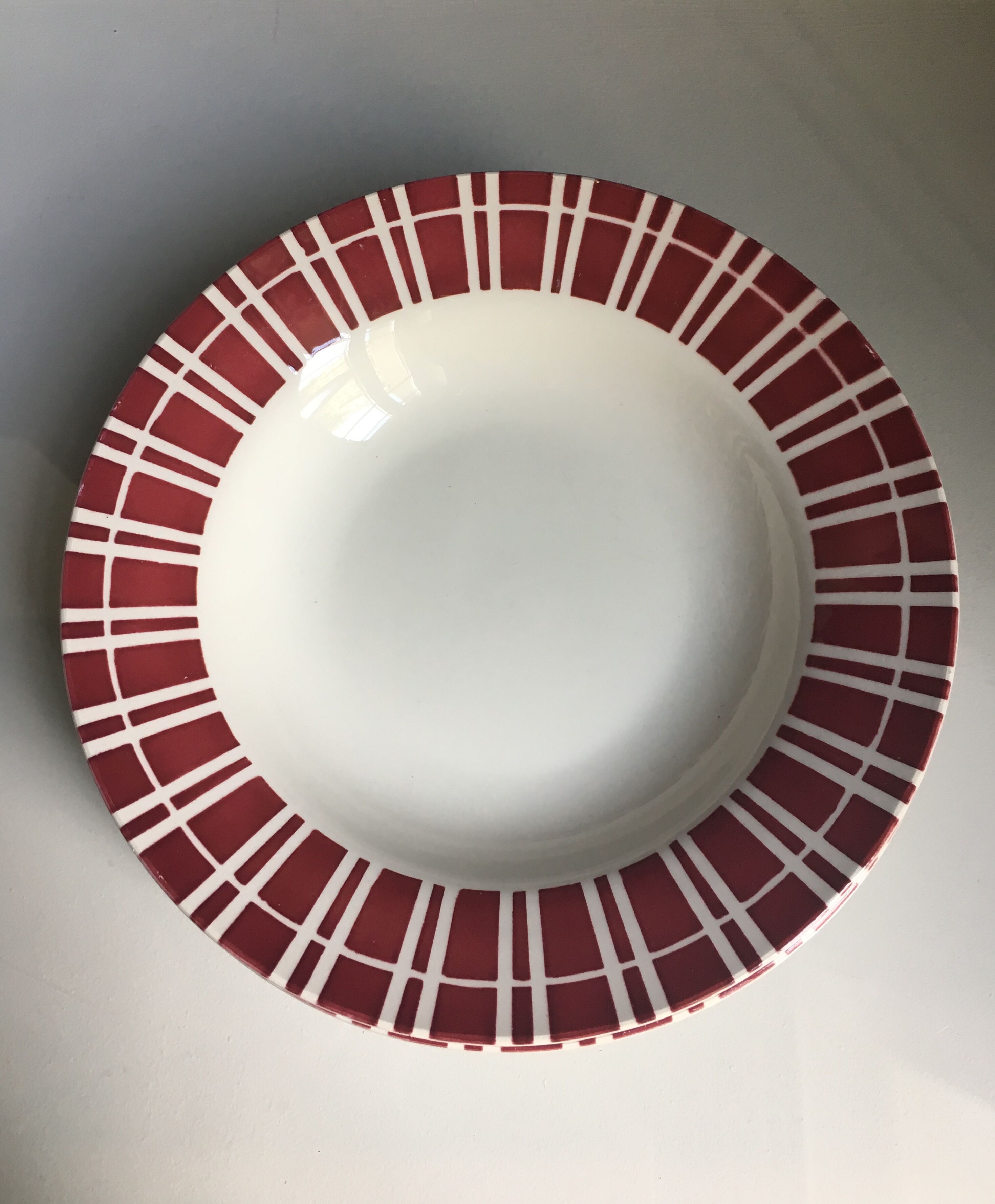 6 soup plates digoin sarreguemines