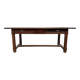 Farmhouse table, solid oak, 20th century.
