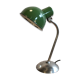 Vintage Industrial Green Enamel Desk Lamp, 1930s