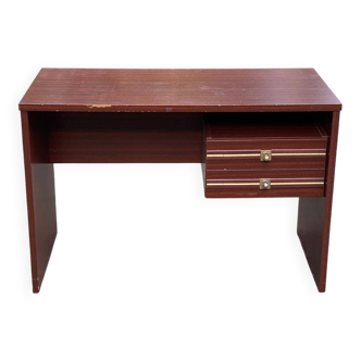 Vintage Scandinavian desk Gauthier boat 1980 in wood