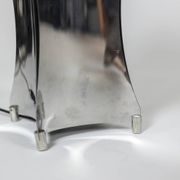 Lampe « quadrilobe » en métal poli. Années 1970.