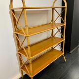 Rattan shelf
