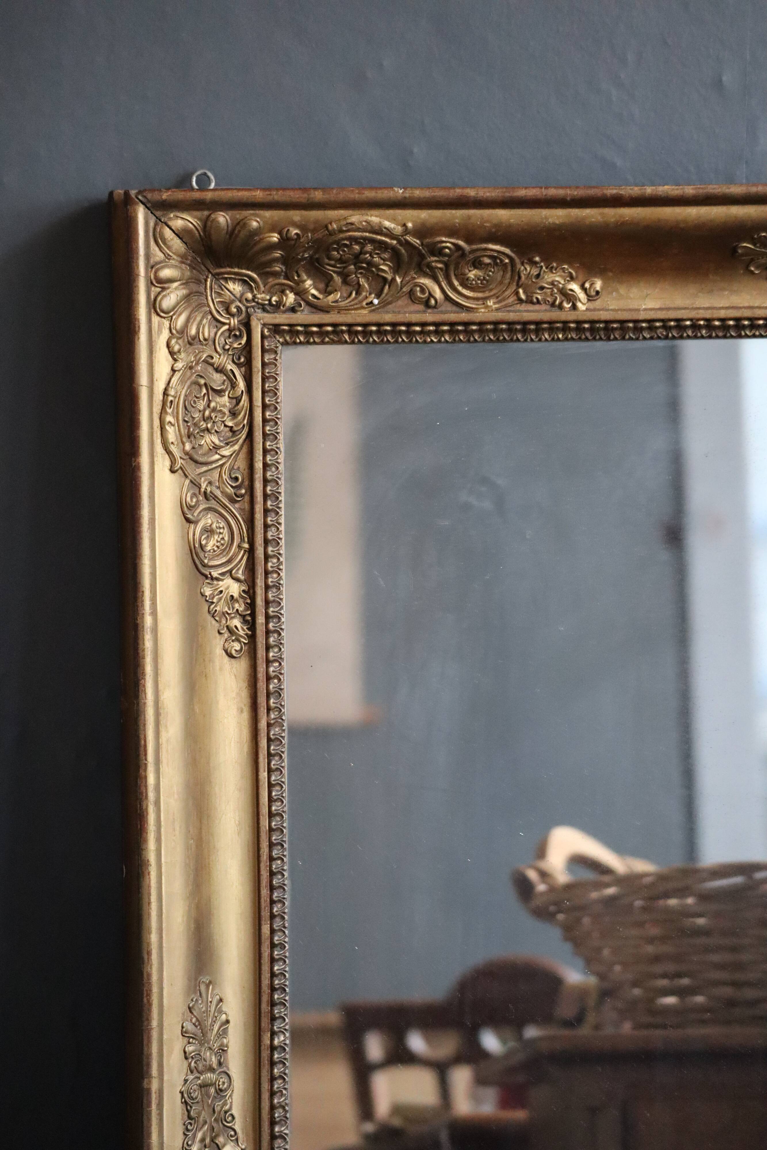 Old mirror period restoration, 116x87 cm