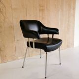 Black skai armchair