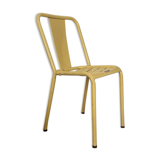 Yellow Tolix chair