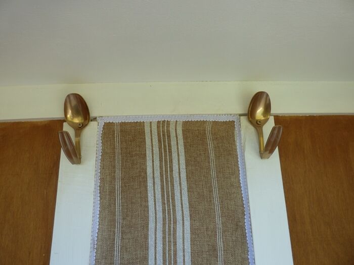 Entrance cabinet white cloakroom and wood linen upholstery fabric