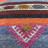Vintage Turkish Kilim Cushion Cover , 60 x 60 cm