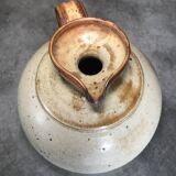 Pyrite stoneware ball pitcher signed Jean-Pierre Prudhomme